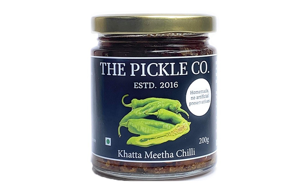 The Pickle Co. Khatta Meetha Chilli    Glass Jar  200 grams